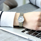  Shop Authentic Tissot T Classic Desire Two Tone Quartz Watch For Women - T52.2.281.13 - Luxxuri