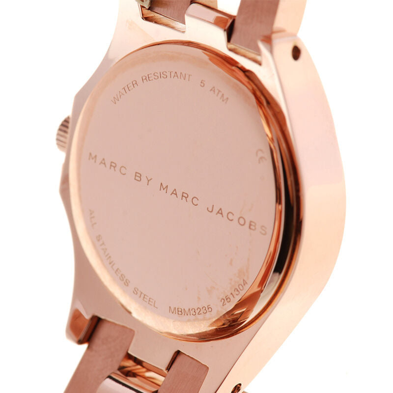  Shop Authentic Marc Jacobs Baby Dave Rose Gold Dial Rose Gold Steel Strap Watch for Women - MBM3235 - Luxxuri