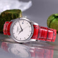  Shop Authentic Tissot Couturier White Dial Red Leather Watch For Women - T035.210.16.011.01 - Luxxuri