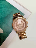  Shop Authentic Michael Kors Dylan Rose Gold Dial Rose Gold Steel Strap Watch for Women - MK5576 - Luxxuri
