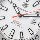  Shop Authentic Tag Heuer Aquaracer Calibre 5 Automatic White Dial Silver Steel Strap Watch for Men - WAY2013.BA0927 - Luxxuri