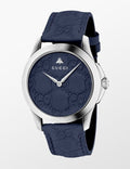  Shop Authentic Gucci G Timeless Quartz Blue Dial Blue Leather Strap Watch For Men - YA1264032 - Luxxuri
