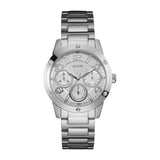  Shop Authentic Guess Confetti Silver Dial Silver Steel Strap Watch for Women - W0778L1 - Luxxuri