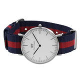  Shop Authentic Daniel Wellington Classic Oxford White Dial Two Tone NATO Strap Watch For Women - DW00100046 - Luxxuri