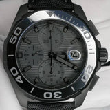  Shop Authentic Tag Heuer Aquaracer Titanium Grey Dial Watch for Men - CAY218B.FC6370 - Luxxuri
