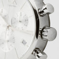  Shop Authentic Calvin Klein City Chronograph Silver Dial Black Leather Strap Watch for Men - K2G271C6 - Luxxuri