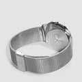  Shop Authentic Calvin Klein Minimal White Dial Silver Mesh Bracelet Watch for Men - K3M2112Y - Luxxuri