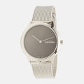  Shop Authentic Calvin Klein Minimal Grey Dial Silver Mesh Bracelet Watch for Women - K3M221Y3 - Luxxuri