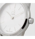  Shop Authentic Calvin Klein Minimal White Dial Silver Mesh Bracelet Watch for Women - K3M23126 - Luxxuri