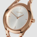  Shop Authentic Calvin Klein Class White Dial Rose Gold Steel Strap Watch for Women - K6R23626 - Luxxuri