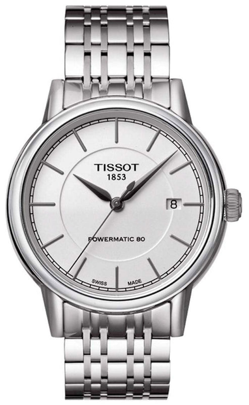  Shop Authentic Tissot Carson Powermatic 80 Silver Dial Silver Steel Strap Watch For Men - T085.407.11.011.00 - Luxxuri