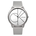  Shop Authentic Calvin Klein Minimal White Dial Silver Mesh Bracelet Watch for Men - K3M5115X - Luxxuri