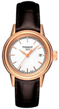  Shop Authentic Tissot Carson Lady Steel Quartz Brown Leather Strap Watch For Women - T085.210.36.011.00 - Luxxuri