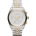  Shop Authentic Emporio Armani Classic Chronograph White Dial Two Tone Steel Strap Watch For Men - AR0396 - Luxxuri