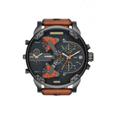  Shop Authentic Diesel Mr Daddy 2.0 Black Dial Brown Leather Strap Watch For Men - DZ7332 - Luxxuri