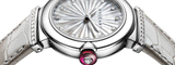  Shop Authentic Bvlgari LVCEA Diamonds Silver Mother of Pearl Dial Silver Leather Strap Watch for Women - LVCEA103367 - Luxxuri