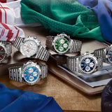  Shop Authentic Breitling Chronomat B01 42 Six Nations Ireland Green Dial Silver Steel Strap Watch for Men - AB0134A91L1A1 - Luxxuri