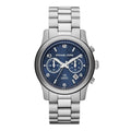  Shop Authentic Michael Kors Hunger Stop 100 Series Navy Blue Dial Silver Steel Strap Watch for Women - MK5814 - Luxxuri