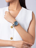  Shop Authentic Michael Kors Lexington Chronograph Blue Dial Silver Steel Strap Watch For Women - MK7215 - Luxxuri