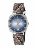  Shop Authentic Gucci Grip Vintage Silver Stainless Steel Quartz Unisex Watch 35mm - YA152401 - Luxxuri