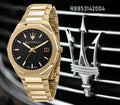  Shop Authentic Maserati Stile Black Dial Gold Steel Strap Watch For Men - R8853142004 - Luxxuri