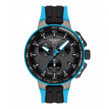  Shop Authentic Tissot T Race Cycling Chronograph Black Dial Two Tone Rubber Strap Watch For Men - T111.417.37.441.05 - Luxxuri