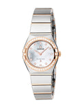 Omega Constellation Quartz Diamonds Mother of Pearl Dial Two Tone Steel Strap Watch for Women - 131.25.25.60.55.001