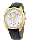  Shop Authentic Tissot T Classic PR 100 Chronograph Silver Dial Black Leather Strap Watch for Men - T101.417.36.031.00 - Luxxuri
