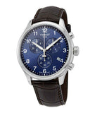  Shop Authentic Tissot Chrono XL Classic Blue Dial Brown Leather Strap Watch For Men - T116.617.16.047.00 - Luxxuri