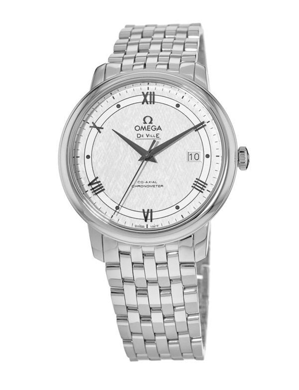  Shop Authentic Omega De Ville Prestige Co Axial Automatic White Dial Silver Steel Strap Watch for Men - 424.10.40.20.02.005 - Luxxuri