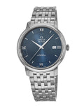  Shop Authentic Omega De Ville Prestige Co-Axial Orbis Blue Dial Silver Steel Strap Watch for Men - 424.10.40.20.03.001 - Luxxuri