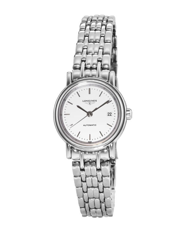  Shop Authentic Longines Presence 25.5mm Automatic Stainless Steel Watch for Women - L4.321.4.12.6 - Luxxuri
