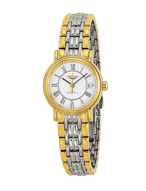  Shop Authentic Longines Presence 25.5mm Automatic White Dial Two Tone Steel Strap Watch for Women - L4.321.2.11.7 - Luxxuri