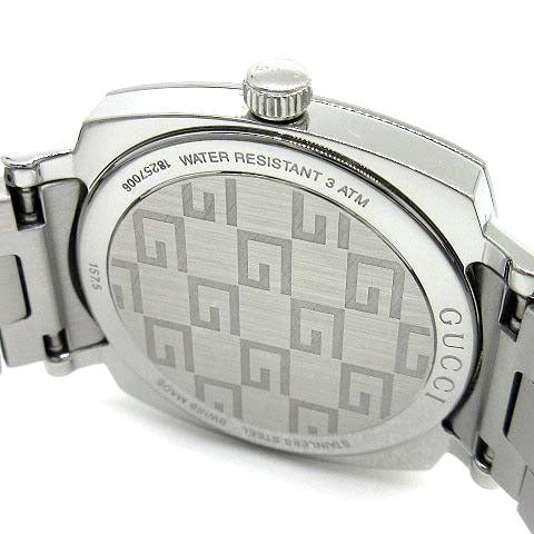  Shop Authentic Gucci Grip Quartz Silver Dial Silver Steel Strap Watch For Men - YA157501 - Luxxuri