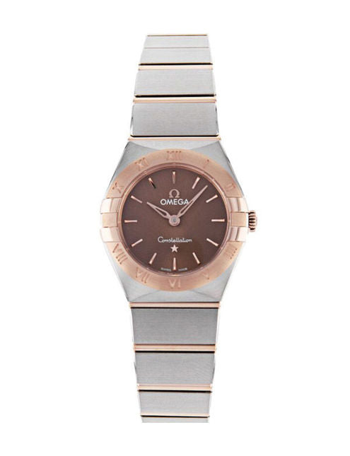  Shop Authentic Omega Constellation Quartz Brown Dial Silver Steel Strap Watch for Women - 131.20.25.60.13.001 - Luxxuri