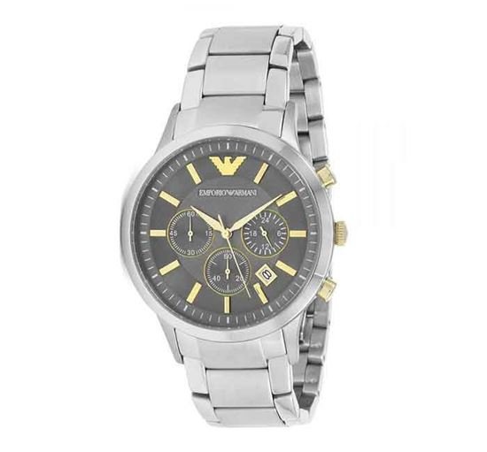  Shop Authentic Emporio Armani Quartz Grey Dial Silver Steel Strap Watch For Men - AR11047 - Luxxuri