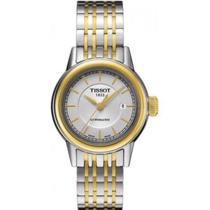  Shop Authentic Tissot Carson Automatic Silver Dial Two Tone Steel Strap Watch For Women - T085.207.22.011.00 - Luxxuri