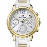  Shop Authentic Tommy Hilfiger Claudiia White Dial White Steel Strap Watch for Women - 1781745 - Luxxuri