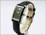 Shop Authentic Emporio Armani Classic Black Dial Black Leather Strap Watch For Women - AR0144 - Luxxuri