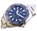  Shop Authentic Tag Heuer Aquaracer Calibre 5 Blue Dial Silver Steel Strap Watch for Men - WAY201B.BA0927 - Luxxuri
