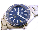  Shop Authentic Tag Heuer Aquaracer Calibre 5 Blue Dial Silver Steel Strap Watch for Men - WAY201B.BA0927 - Luxxuri