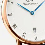  Shop Authentic Daniel Wellington Dapper Reading White Dial Black Leather Strap Watch For Men - DW00100107 - Luxxuri
