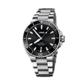  Shop Authentic Oris Aquis Date Black Dial Silver Steel Strap Watch for Men - 0173377304134-0782405PEB - Luxxuri