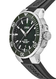  Shop Authentic Oris Aquis Date Green Dial Black Rubber Strap Watch for Men - 0173377304157-0742464EB - Luxxuri