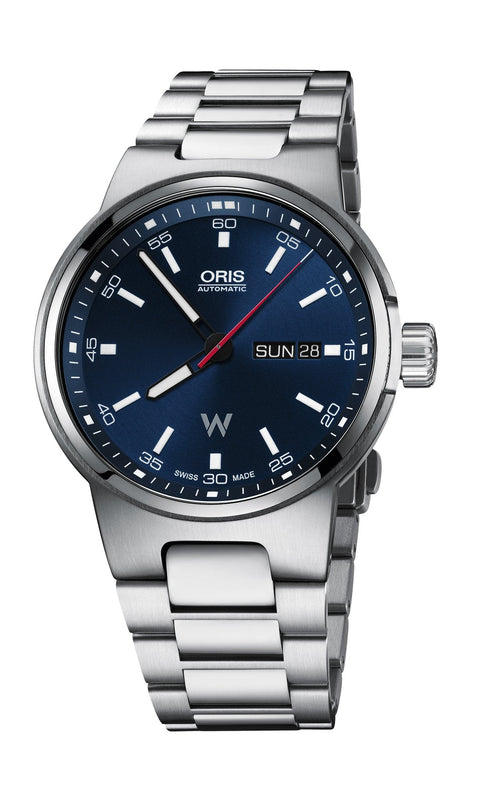  Shop Authentic Oris Williams F1 Day Date Blue Dial Silver Steel Strap Watch for Men - 0173577164155-0782450 - Luxxuri