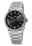  Shop Authentic Oris TT1 Day Date Black Dial Silver Steel Strap Watch for Men - 0173577524154-0782408 - Luxxuri