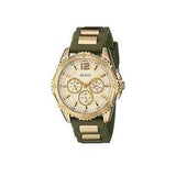  Shop Authentic Guess Interpid 2 Golden Dial Two Tone Silicon Strap Watch For Women - W0325L5 - Luxxuri