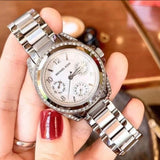  Shop Authentic Michael Kors Blair Silver Dial SIlver Steel Strap Watch for Women - MK5612 - Luxxuri