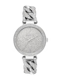  Shop Authentic Michael Kors Catelyn Quartz Crystals Silver Dial Silver Steel Strap Watch For Women - MK4675 - Luxxuri