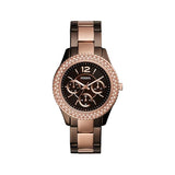  Shop Authentic Fossil Stella Multifunction Brown Dial Two Tone Steel Strap Watch for Women - ES4079 - Luxxuri